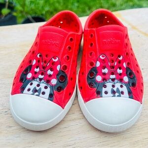 Native Minnie Mouse Shoes Special Edition Collaboration Red Size C6